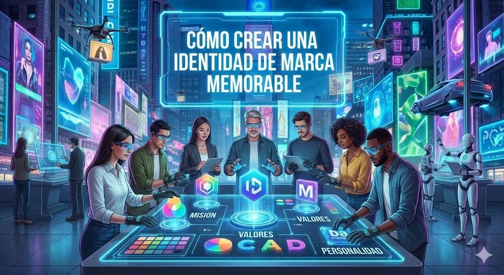 Cómo crear una identidad de marca memorable